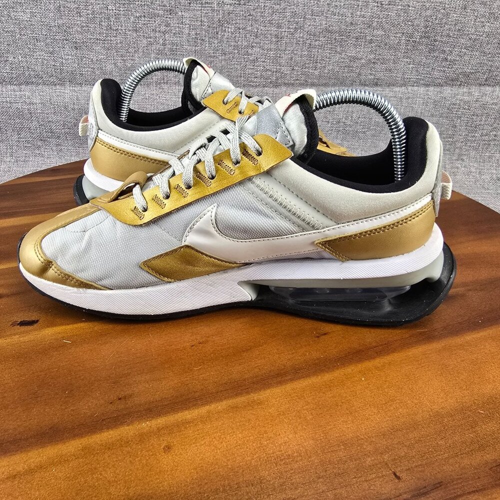 Nike Air Max Pre-Day Sneakers Womens Size 8.5 Gold & White Athletic Shoes - Picture 12 of 14